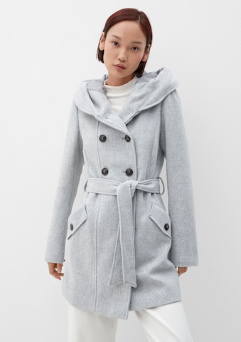 s.Oliver Between-Seasons Coat in Grey: front