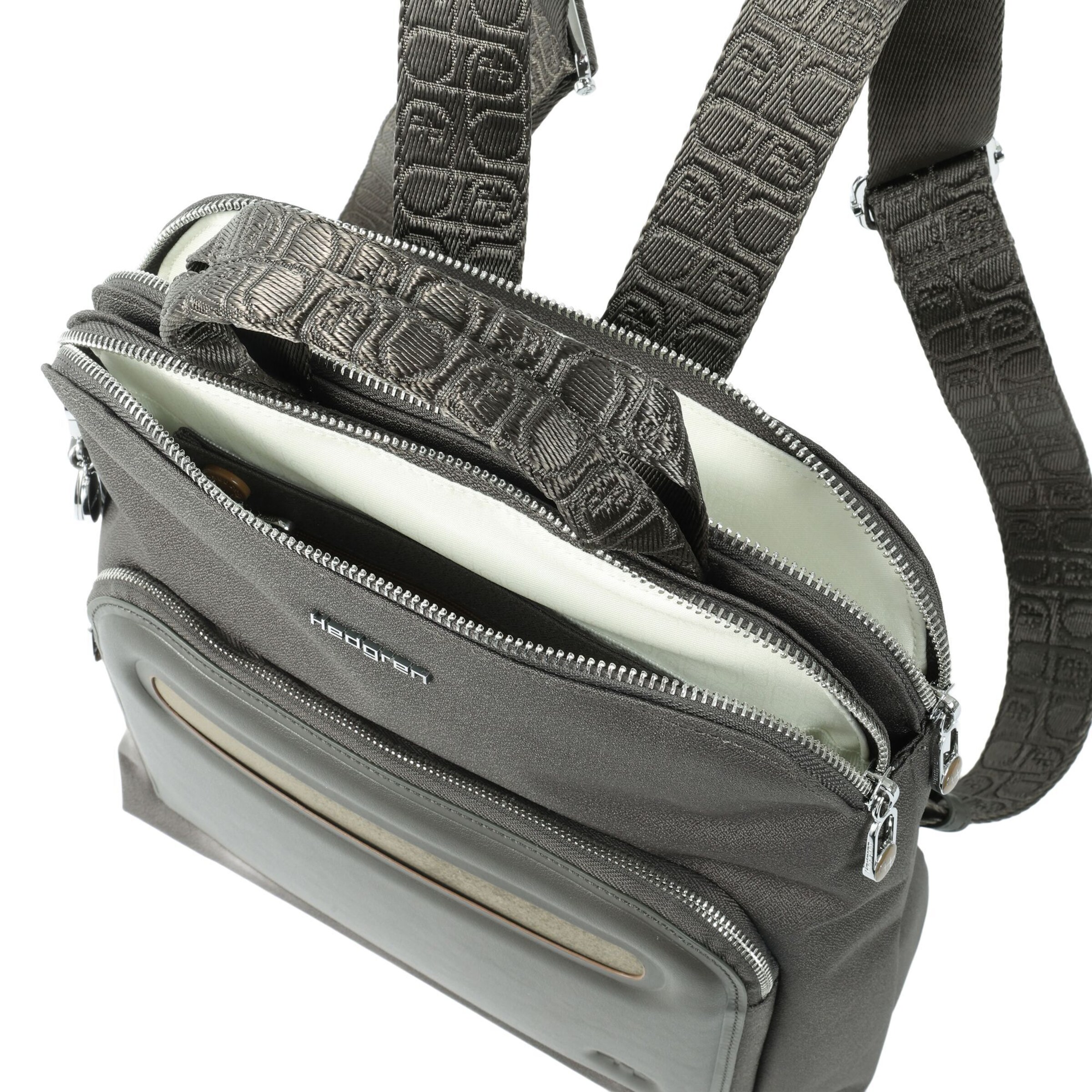 Hedgren Backpack 'Fika Latte' in Grey