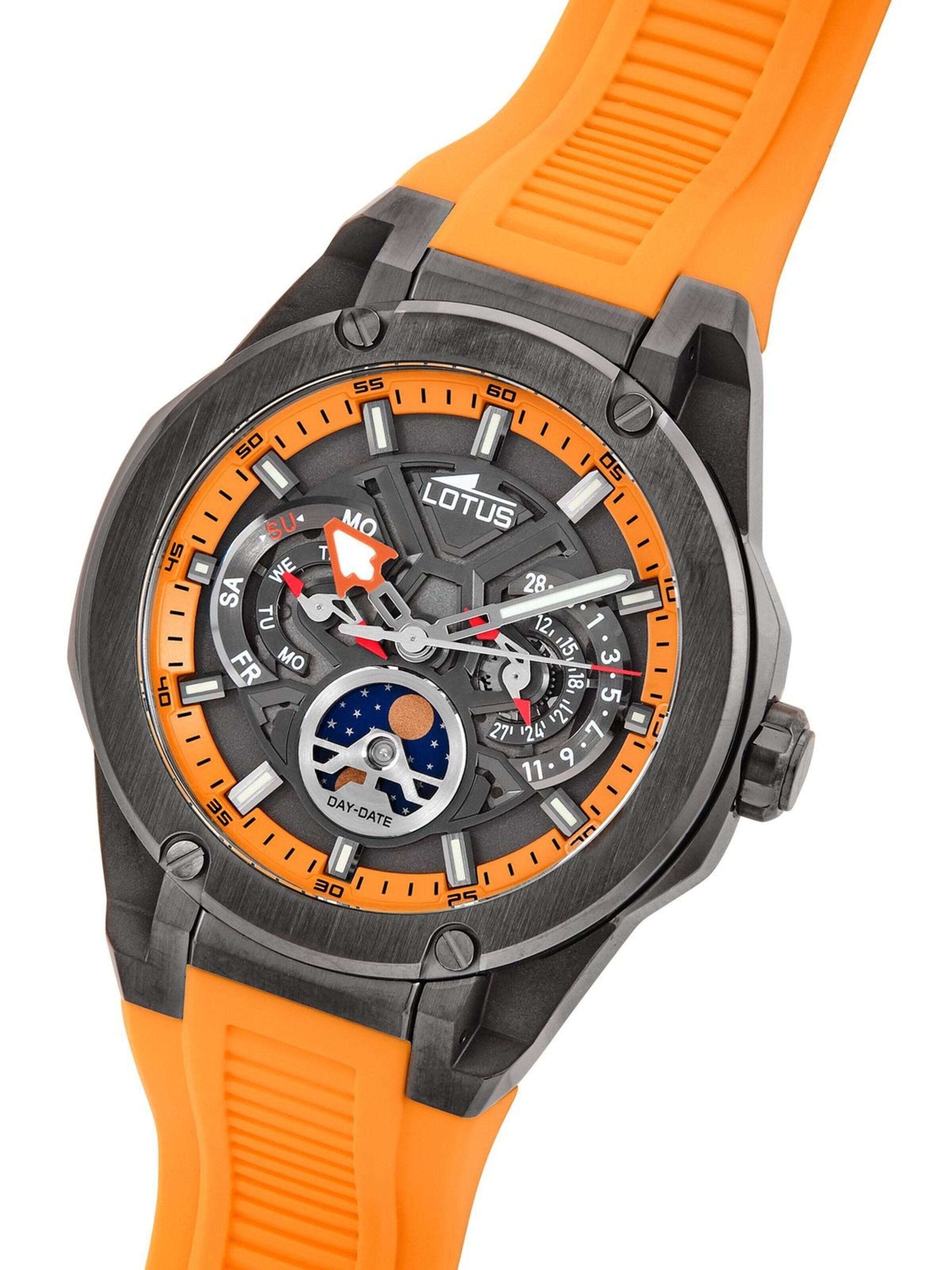 Lotus Zegarek analogowy 'Watch Vortex' w kolorze pomarańczowy