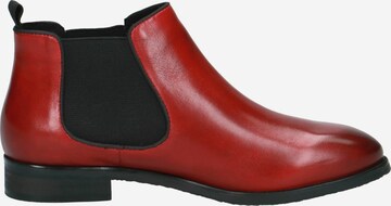 CAPRICE Chelsea boots in Rood