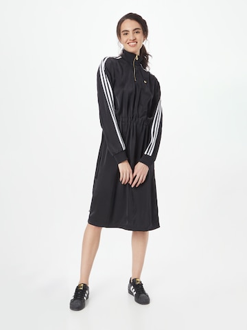ADIDAS ORIGINALS Dress 'High-Neck Zip' in Black