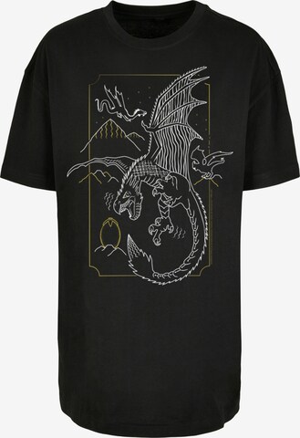 F4NT4STIC T-Shirt 'Harry Potter Dragon' in Schwarz: predná strana