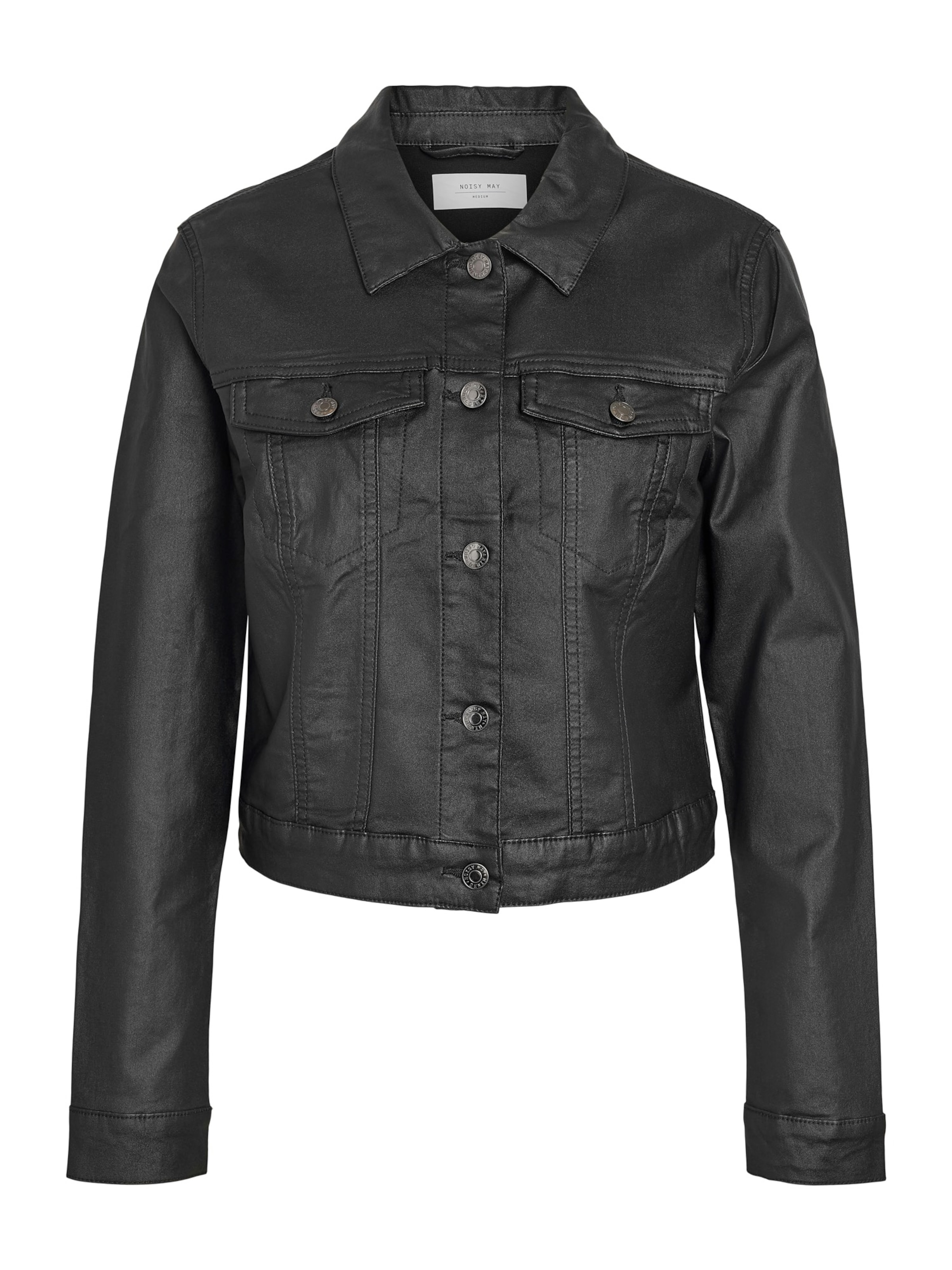 Noisy may Between-Season Jacket 'NMCOATED DEBRA' in Black: front