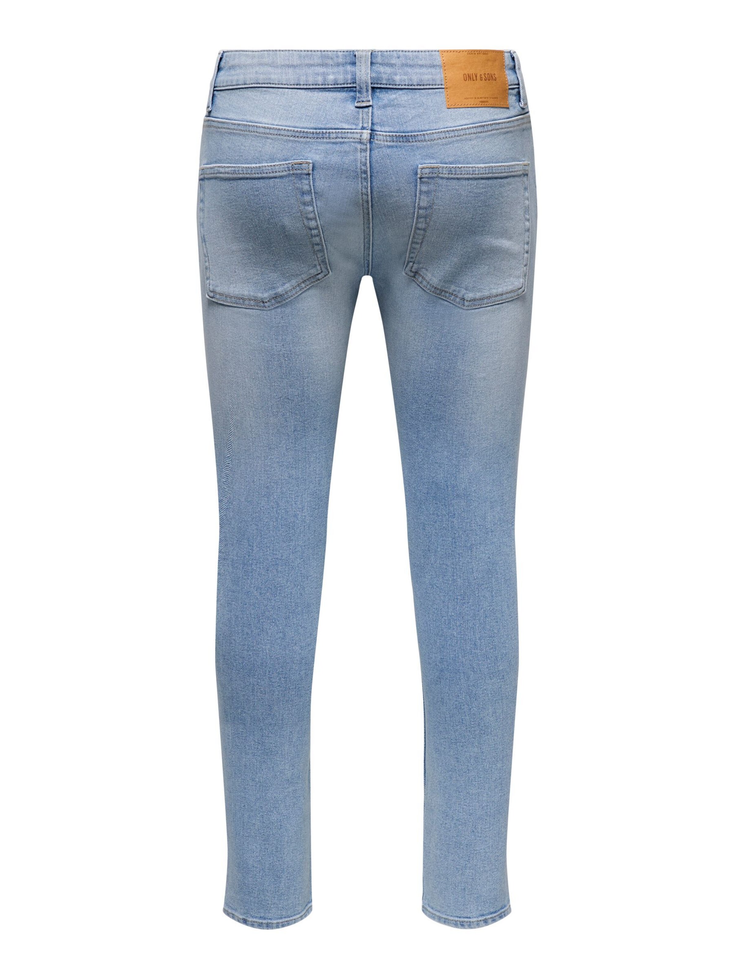 Only & Sons Skinny Jeans 'ONSWarp' in Blau