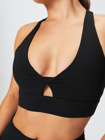 Fabletics Bustier BH 'Oasis Twist' in Schwarz