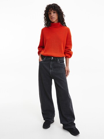 Calvin Klein Jeans Pullover in Orange