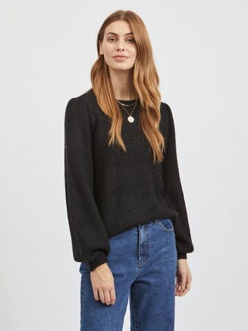 VILA Sweater 'Suba' in Black: front