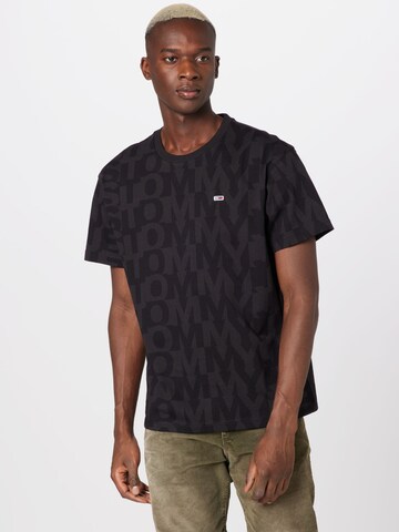 Tommy Jeans Shirt in Black: front