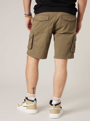 Loosefit Pantalon cargo 'Slog' Deeluxe en vert