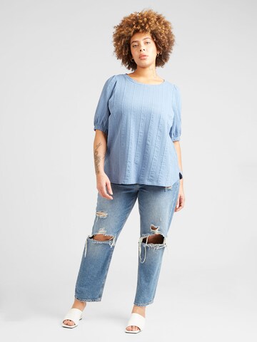 T-shirt 'LIBRE' EVOKED en bleu