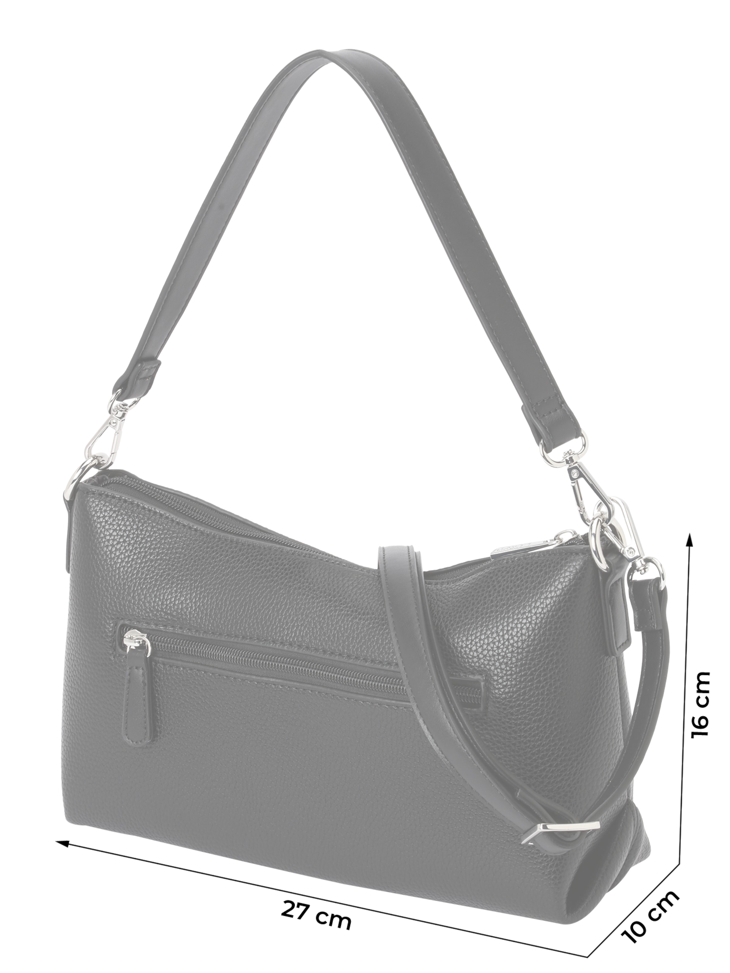 L.CREDI Наплечная сумка 'Petronilla' в Черный