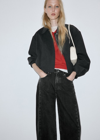 Barrel Jean 'SIMONE' MANGO en noir