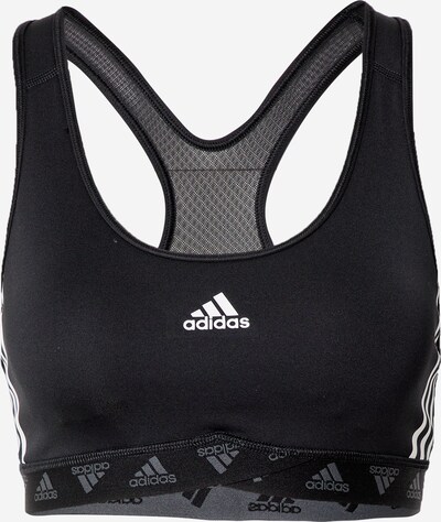 ADIDAS PERFORMANCE Sportbehå i grå / svart / vit, Produktvy