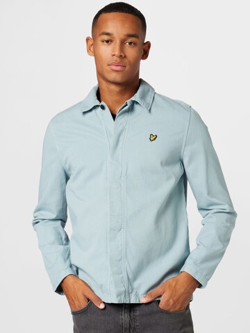 Lyle & Scott Regular Fit Hemd in Blau: Vorderseite