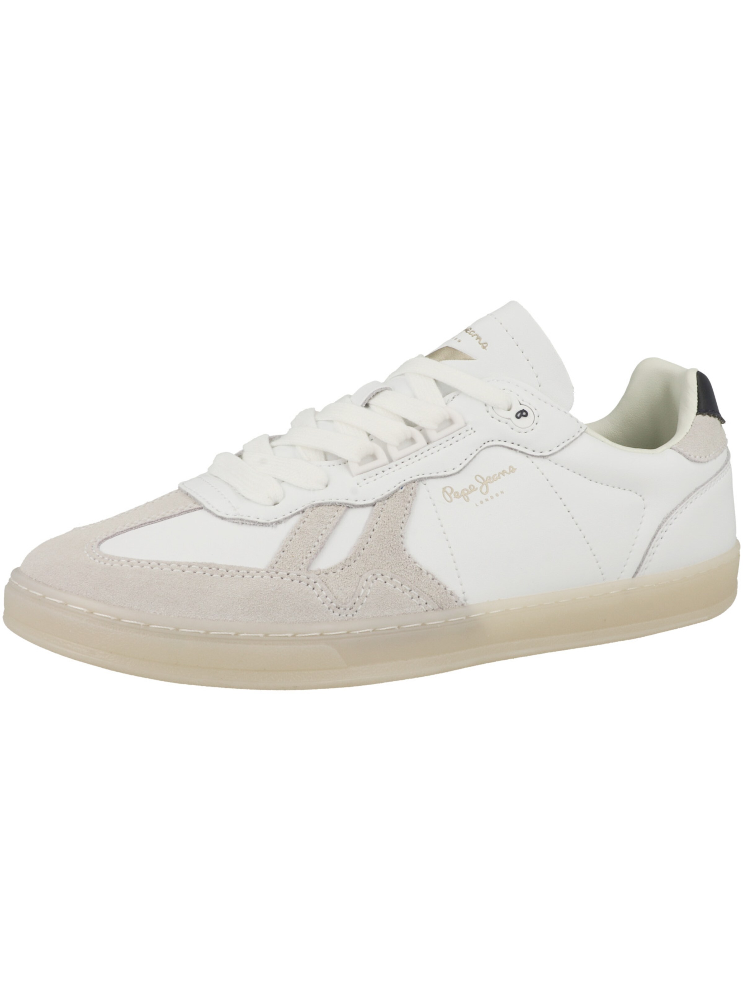 Sneaker bassa 'Ball Club' di Pepe Jeans in bianco: frontale