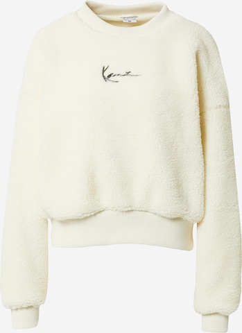 Sweat-shirt Karl Kani en blanc : devant