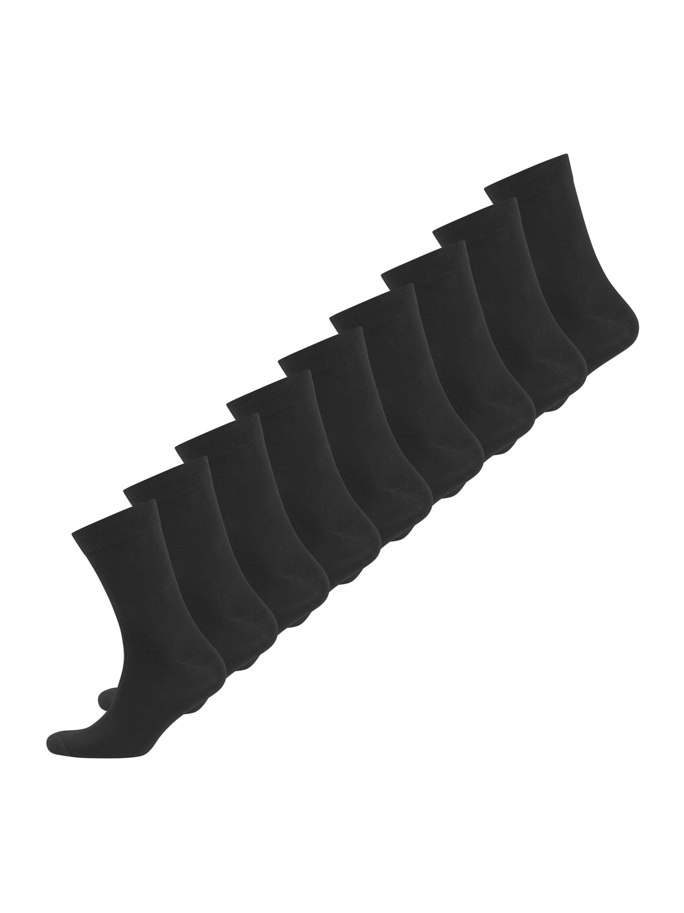 Nur Der Socks in Black: front