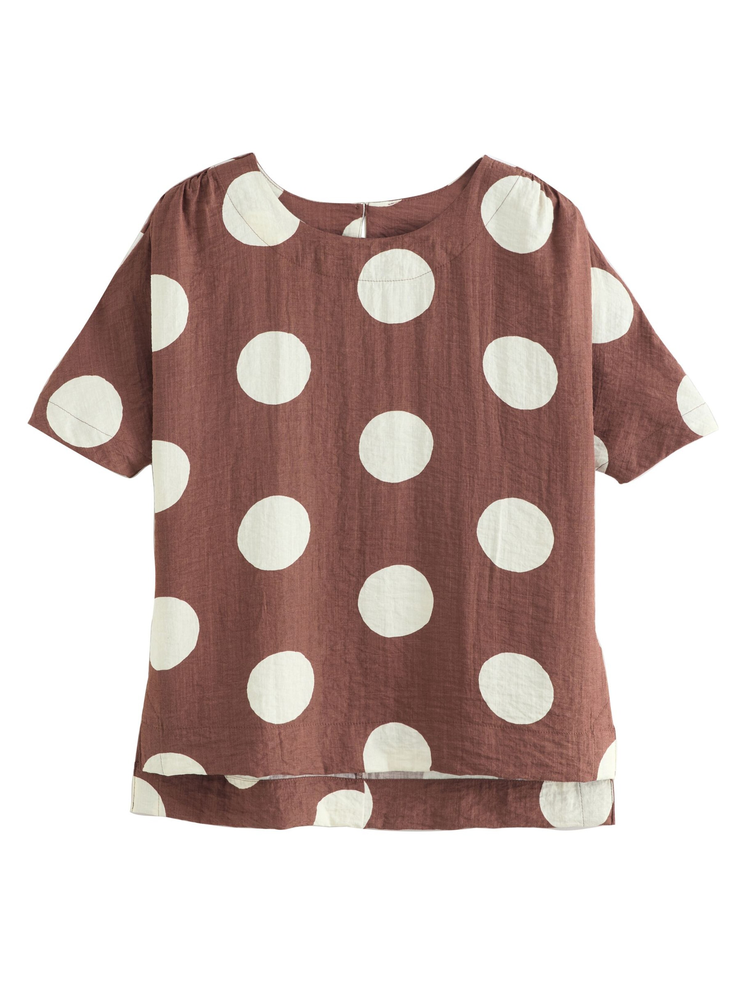 Next Футболка в Коричневый: спереди