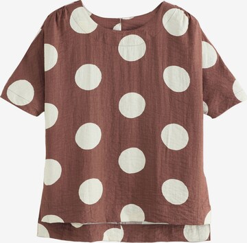 brūns Next Blūze: no priekšpuses