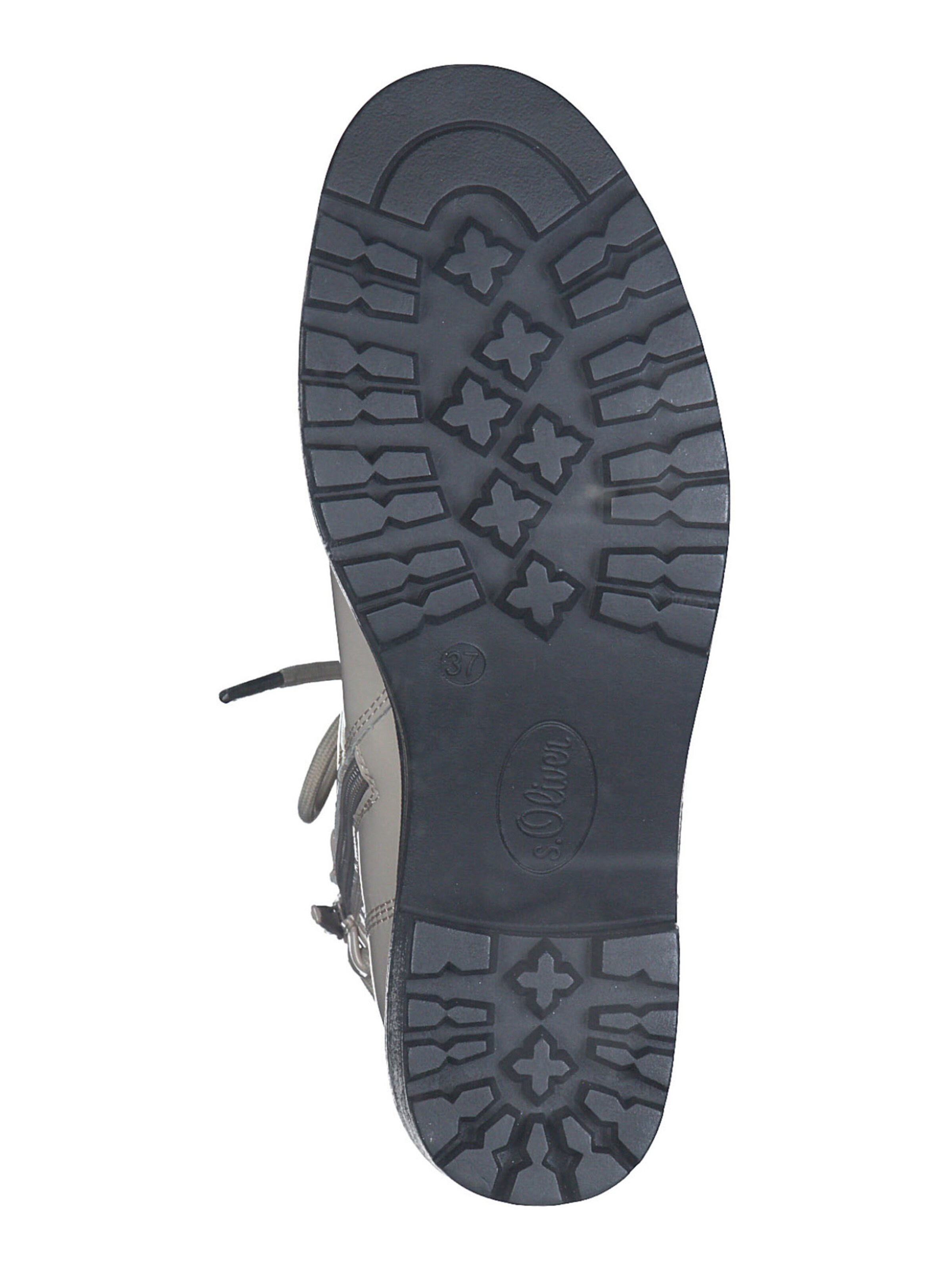 s.Oliver Lace-up bootie in Grey