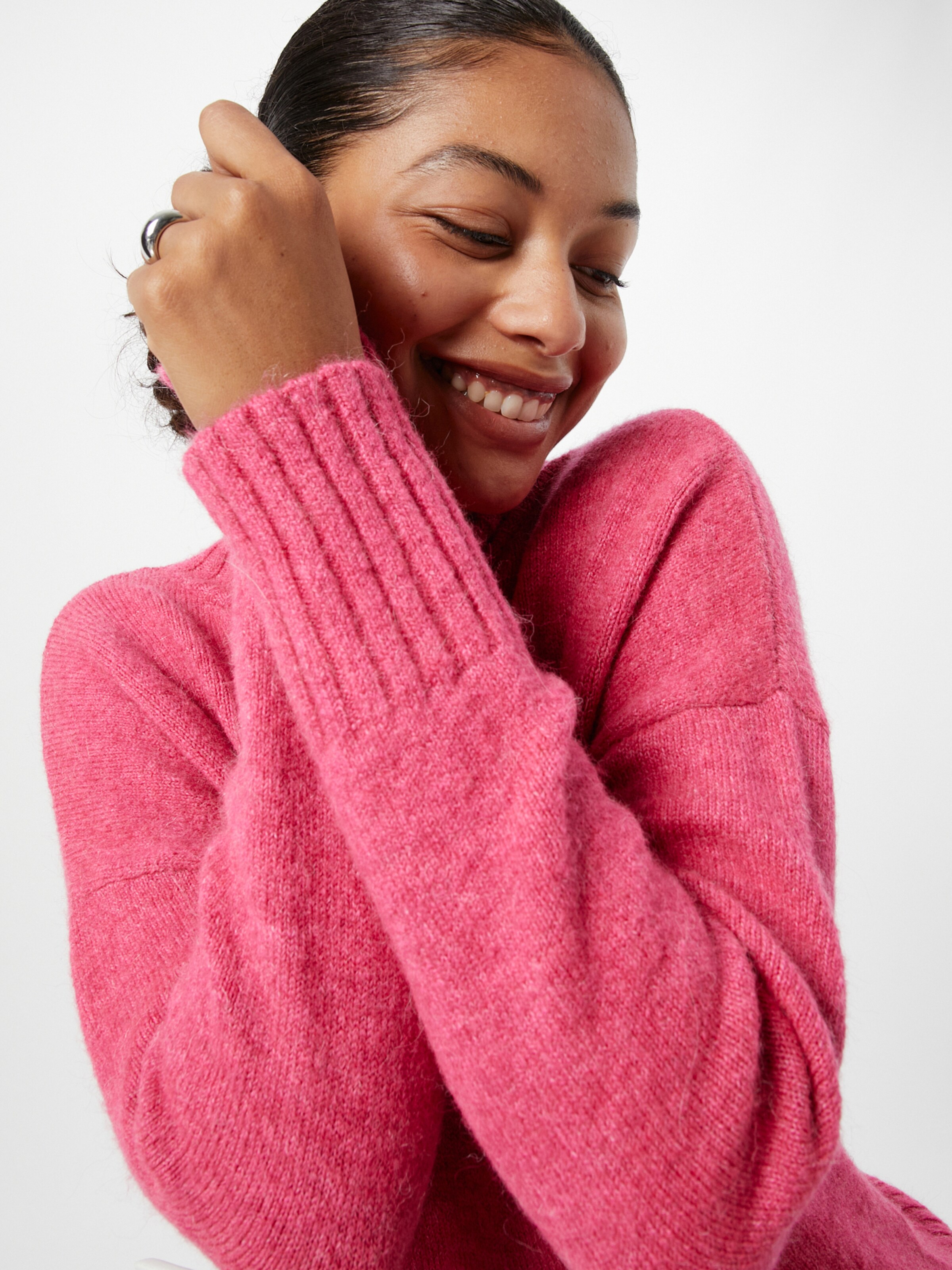 Superdry Trui Essential in Pink ABOUT YOU