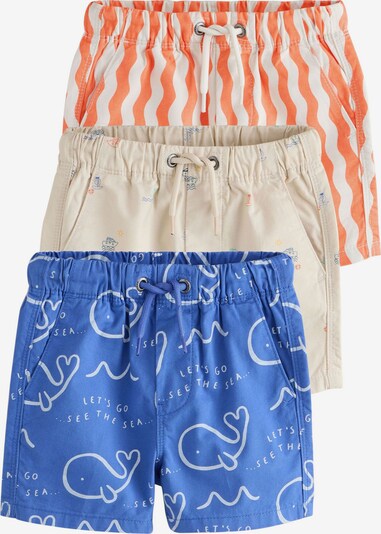 Next Trousers in 68 in Beige / Blue / Dark orange / White, Item view