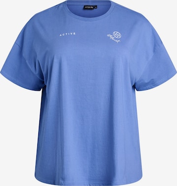 Active by Zizzi Функциональная футболка 'Acenja' в Синий: спереди