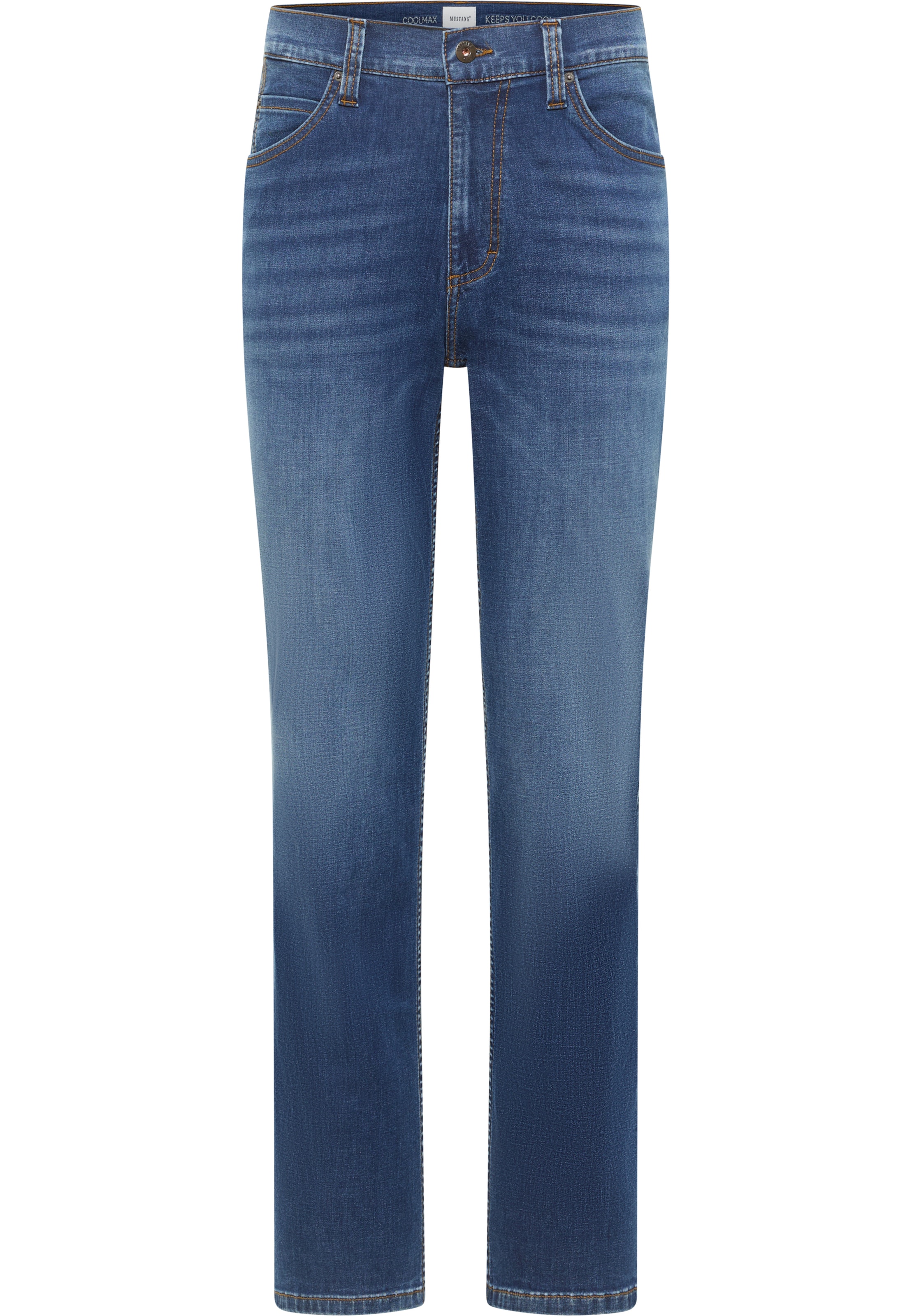 MUSTANG Regular Jeans in Blau: Vorderseite