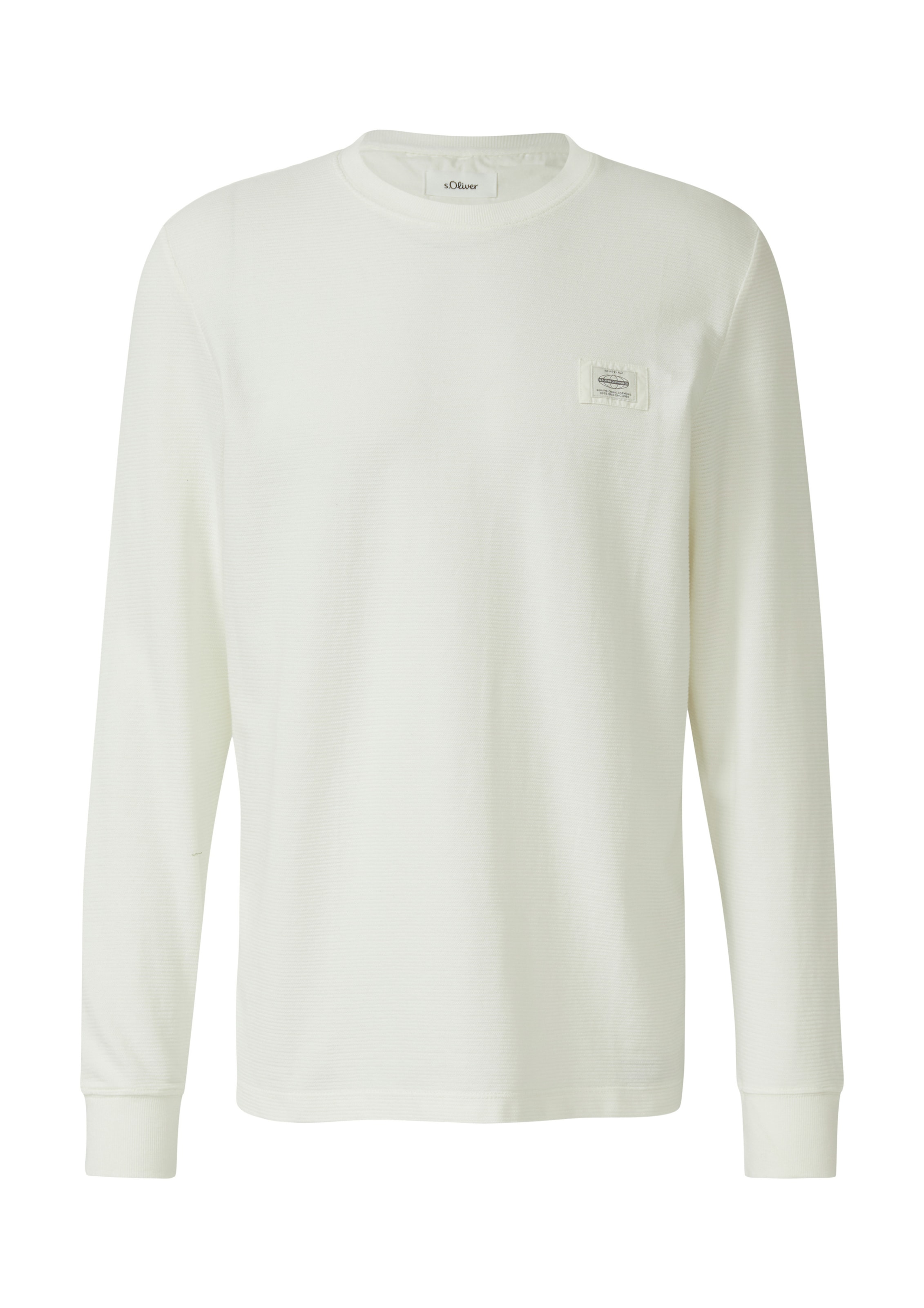 s.Oliver Shirt in Wit: voorkant