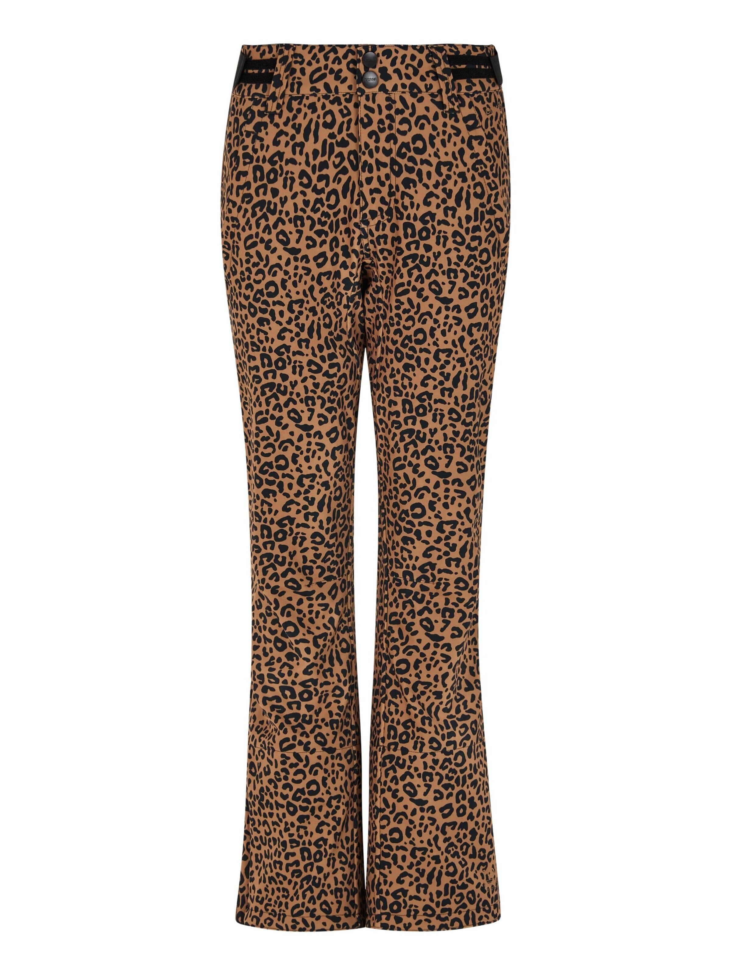 PROTEST Slim fit Sports trousers 'PRTANGLE24' in Brown: front