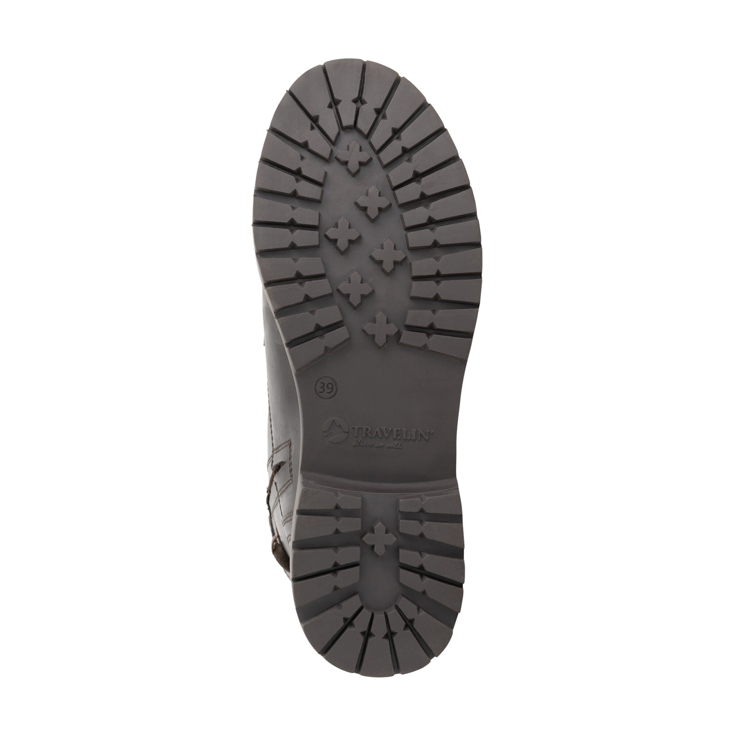 Travelin Veterlaarsjes 'Kafjord' in Bruin