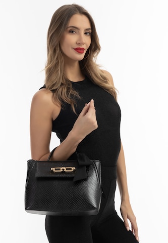 faina Handbag in Black: front