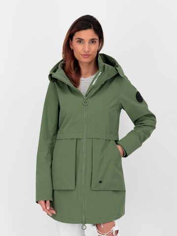 Alife and Kickin Ανοιξιάτικο και φθινοπωρινό παλτό 'NoelieAK A' σε πράσινο: μπροστά