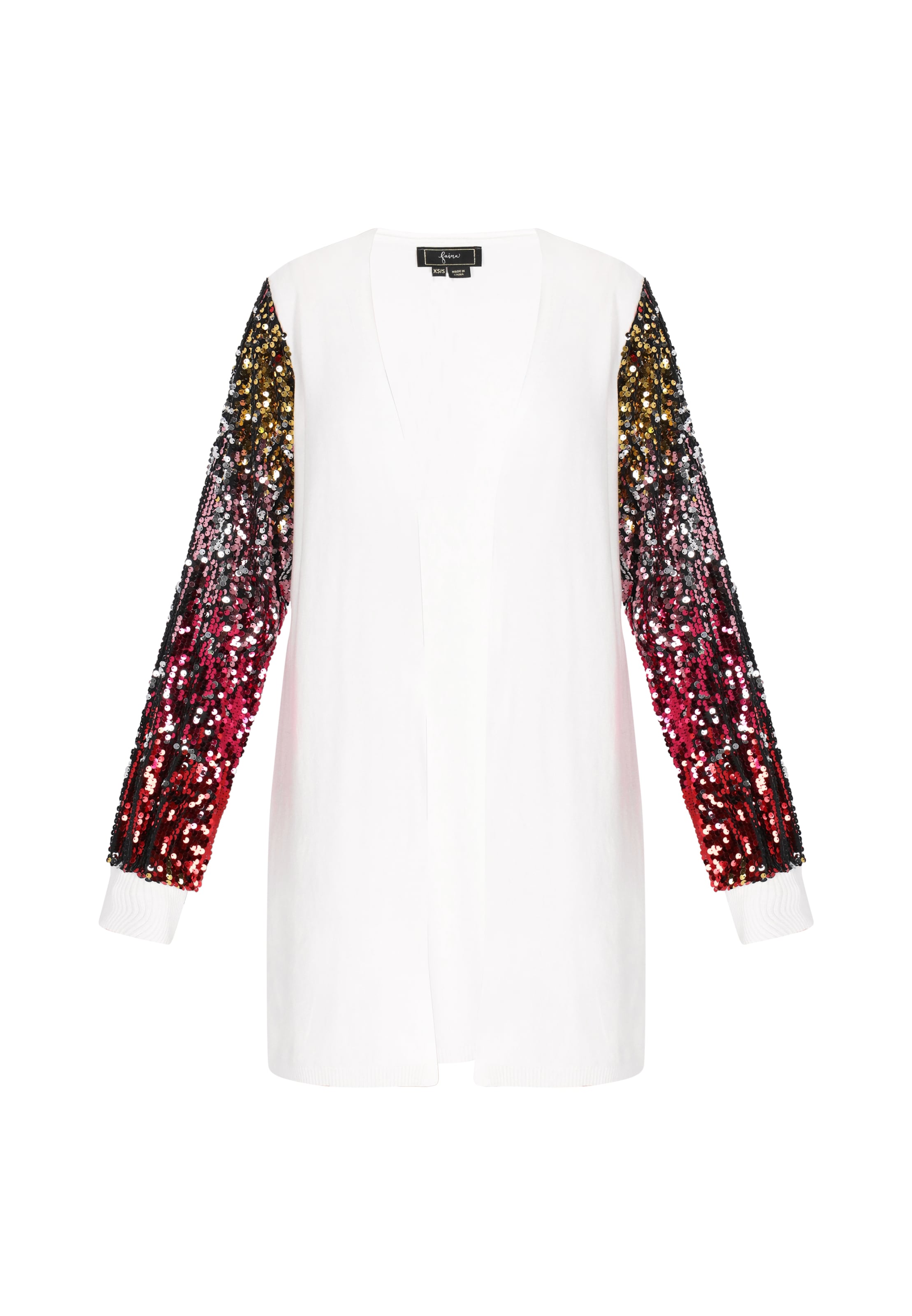 faina - Cárdigan en blanco: frente