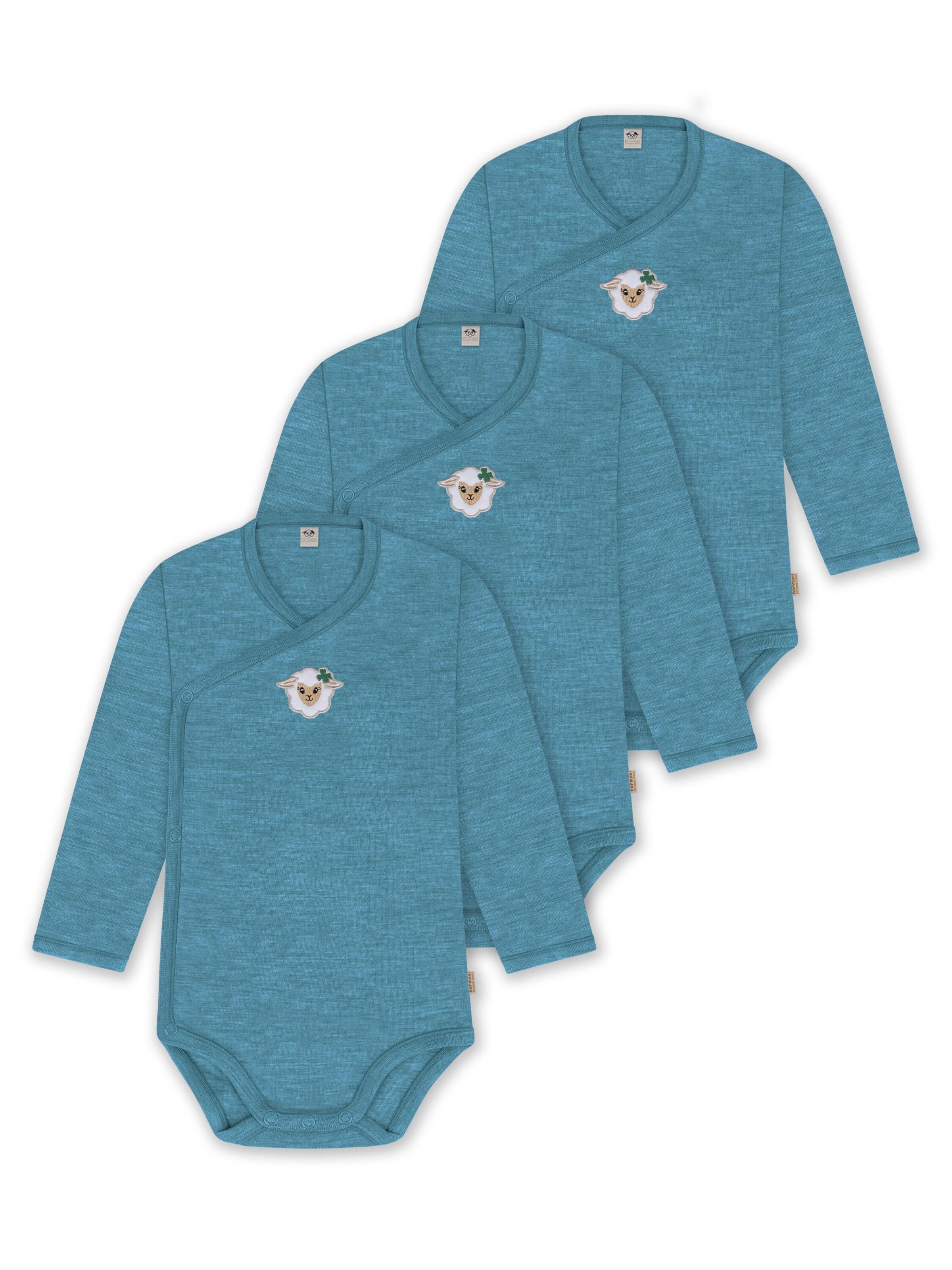 Barboteuse / body normani en bleu : devant