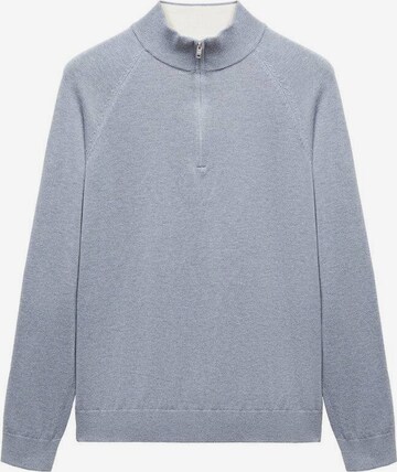 MANGO MAN Sweater 'Tenp' in Blue: front