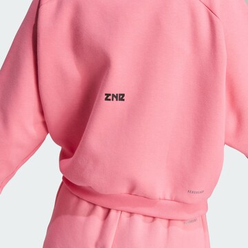ADIDAS SPORTSWEAR Athletic Zip-Up Hoodie 'Z.N.E.' in Pink