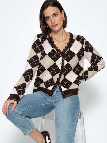 SASSYCLASSY Knit cardigan in Brown