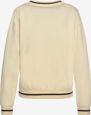 LASCANA Sweatshirt in Yellow