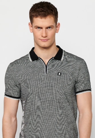 KOROSHI Poloshirt in Schwarz