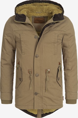 Parka d’hiver 'Barge' INDICODE JEANS en marron : devant