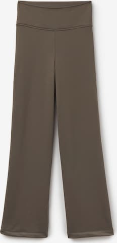 CALZEDONIA Pants 'Palazzo' in Beige: front