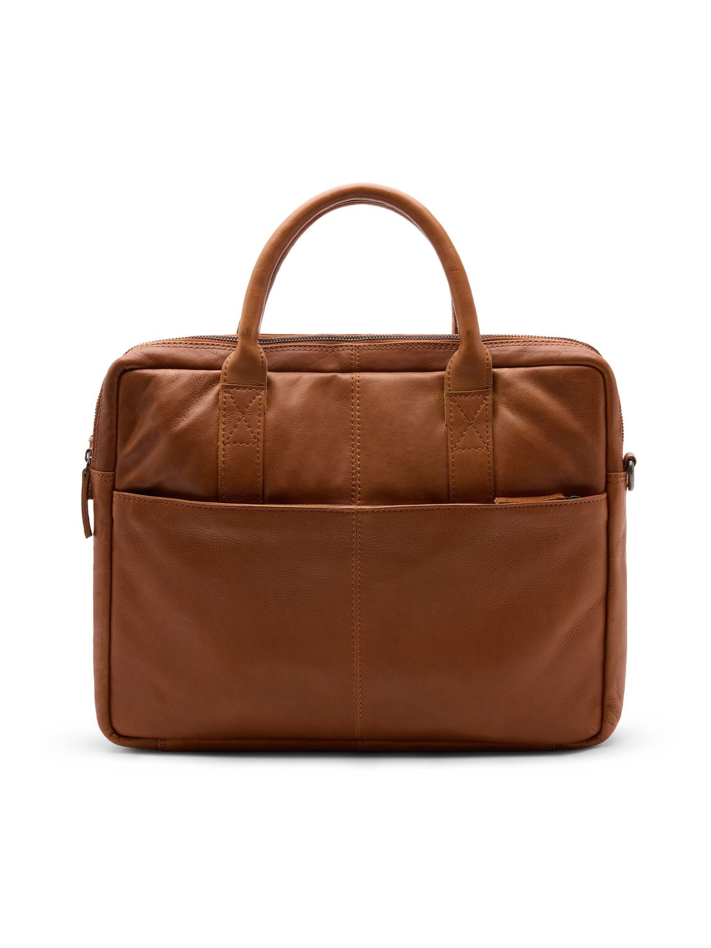 MANFIELD Laptoptasche in Braun