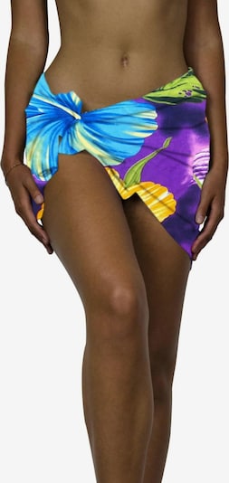 King Kameha Strandtuch 'Big Flower' in 60 x 180 cm in lila, Produktansicht