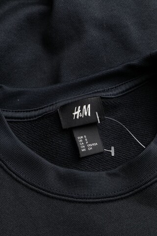 H&M Sweatshirt & Zip-Up Hoodie in S in Blue