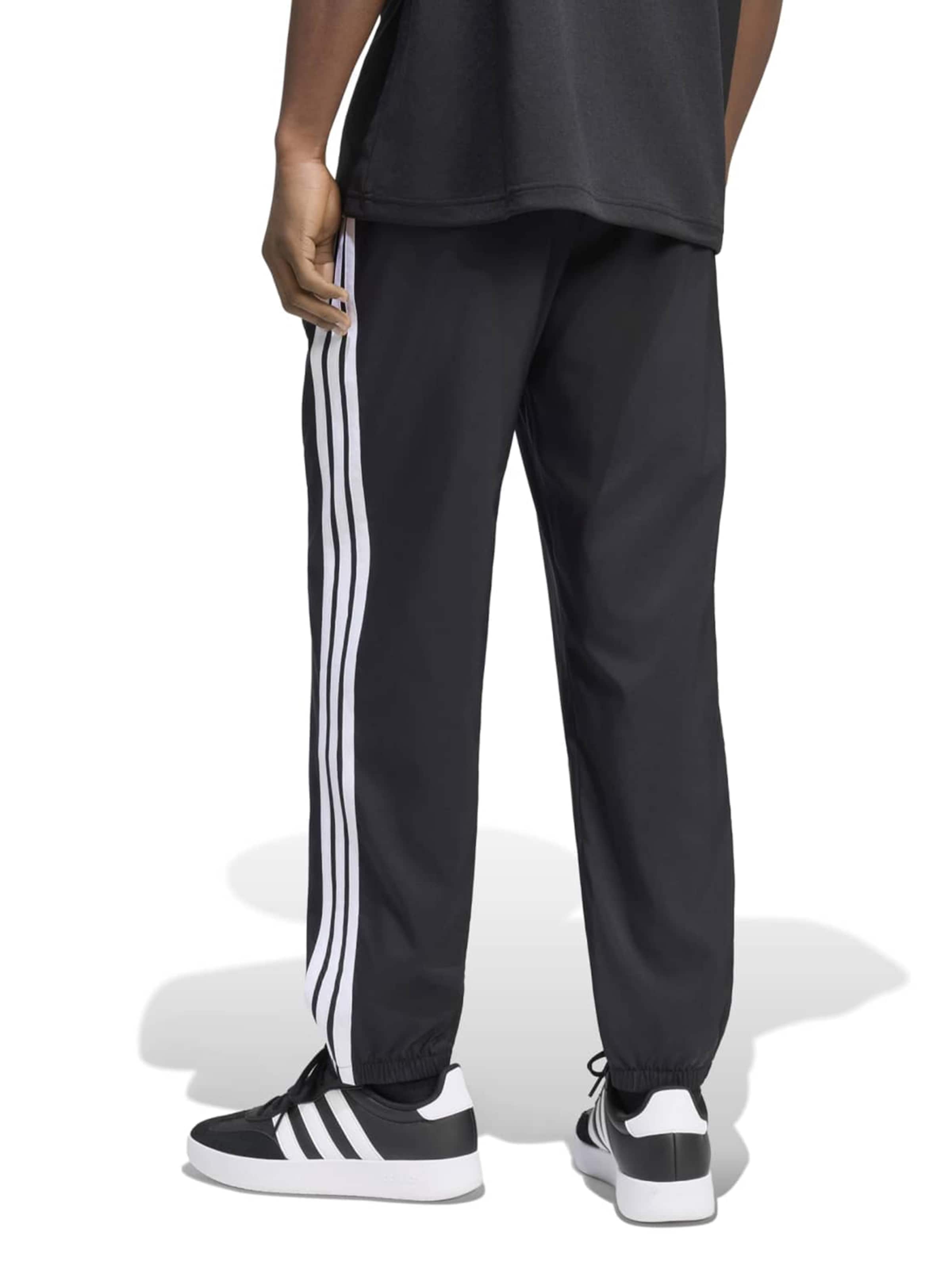 ADIDAS SPORTSWEAR Tapered Workout Pants in Black