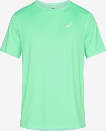 ASICS Functioneel shirt 'Core' in Groen: voorkant