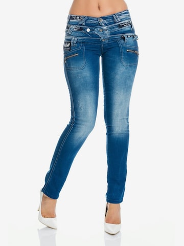 CIPO & BAXX Skinny Jeans 'BJ282' in Blau: Vorderseite