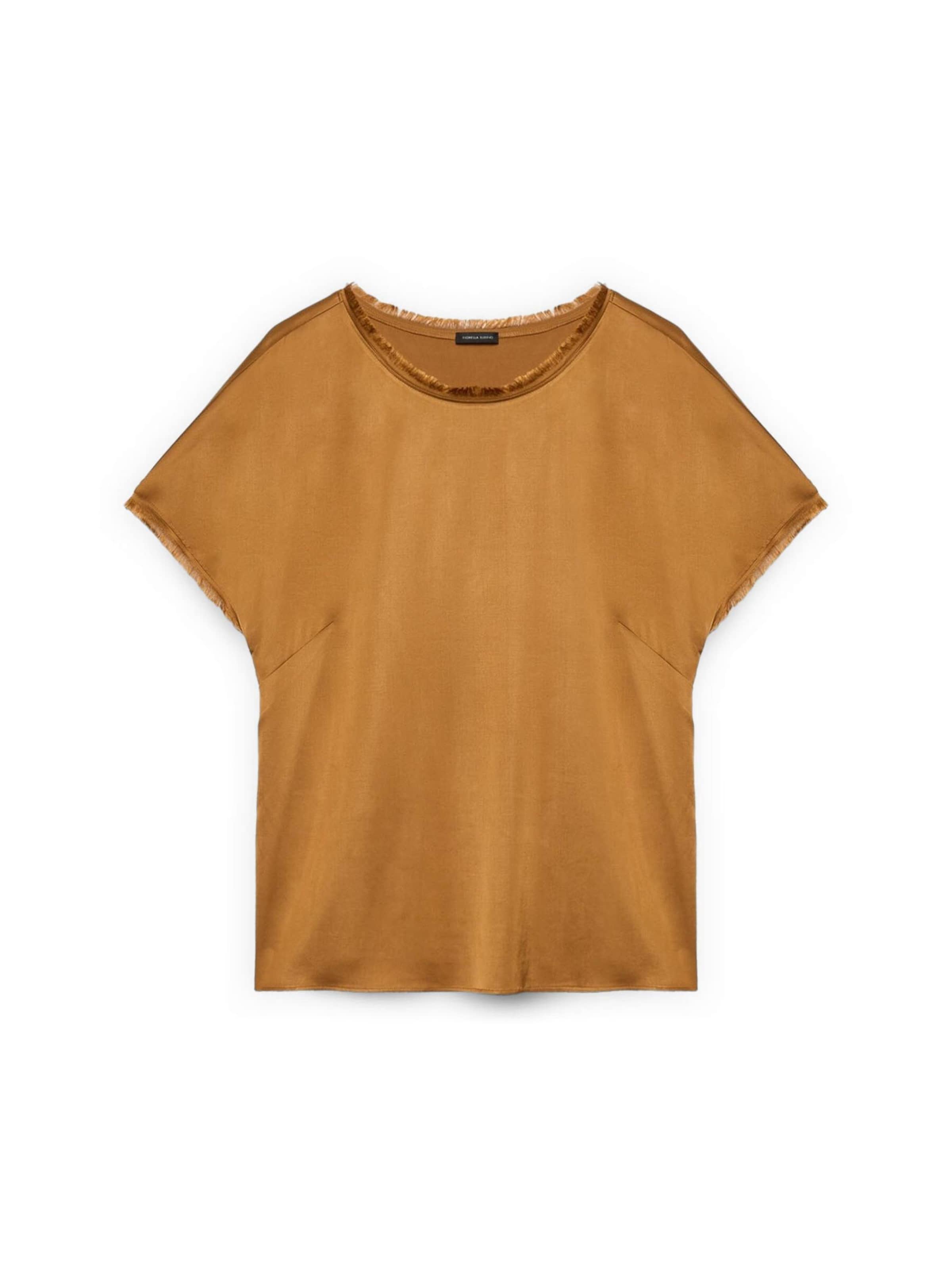 Fiorella Rubino Blouse in Bruin: voorkant