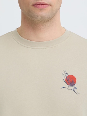 BLEND Sweater ' BHJapa Backprint ' in Beige